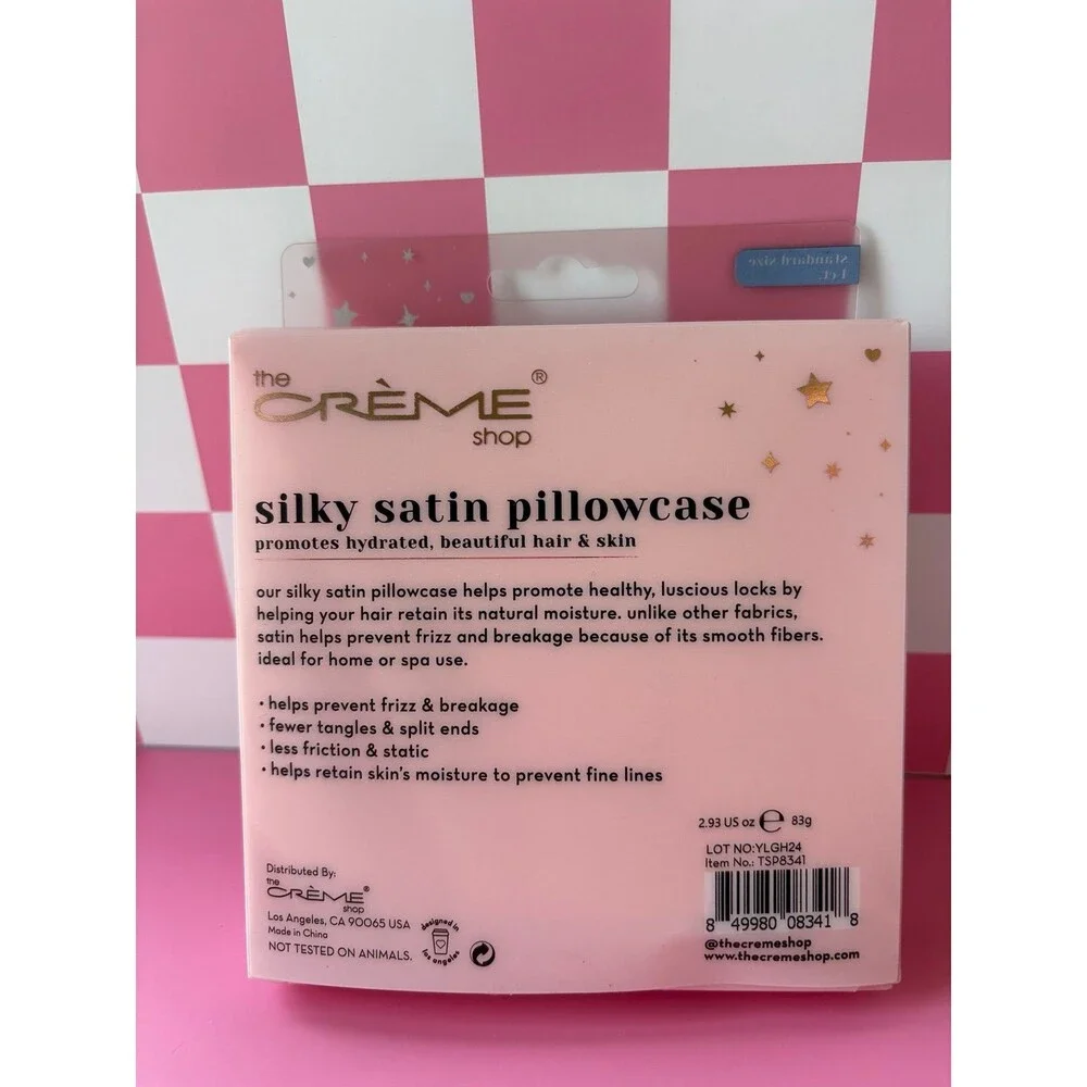 The Crème Shop Silk Pillowcase